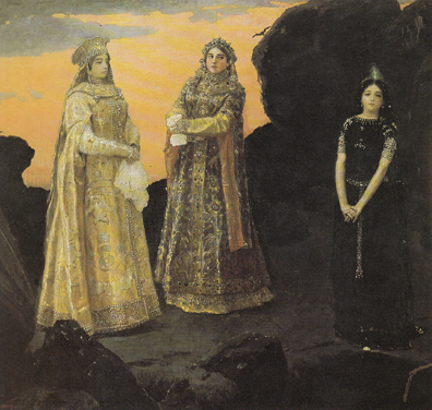 Viktor Wasnezow: Die drei Königinnen der Unterwelt, 1879 